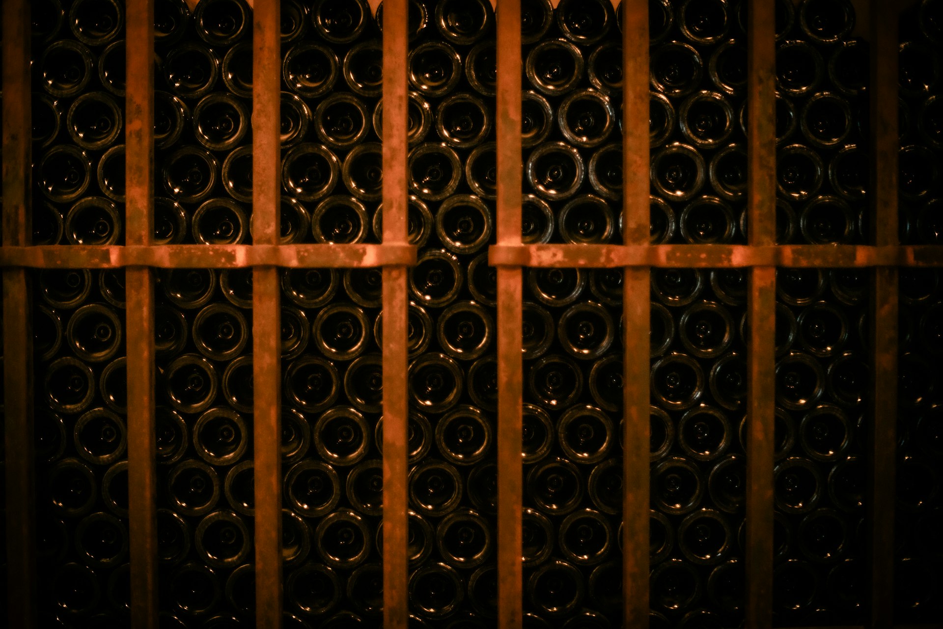 A close up of a metal fence with bars