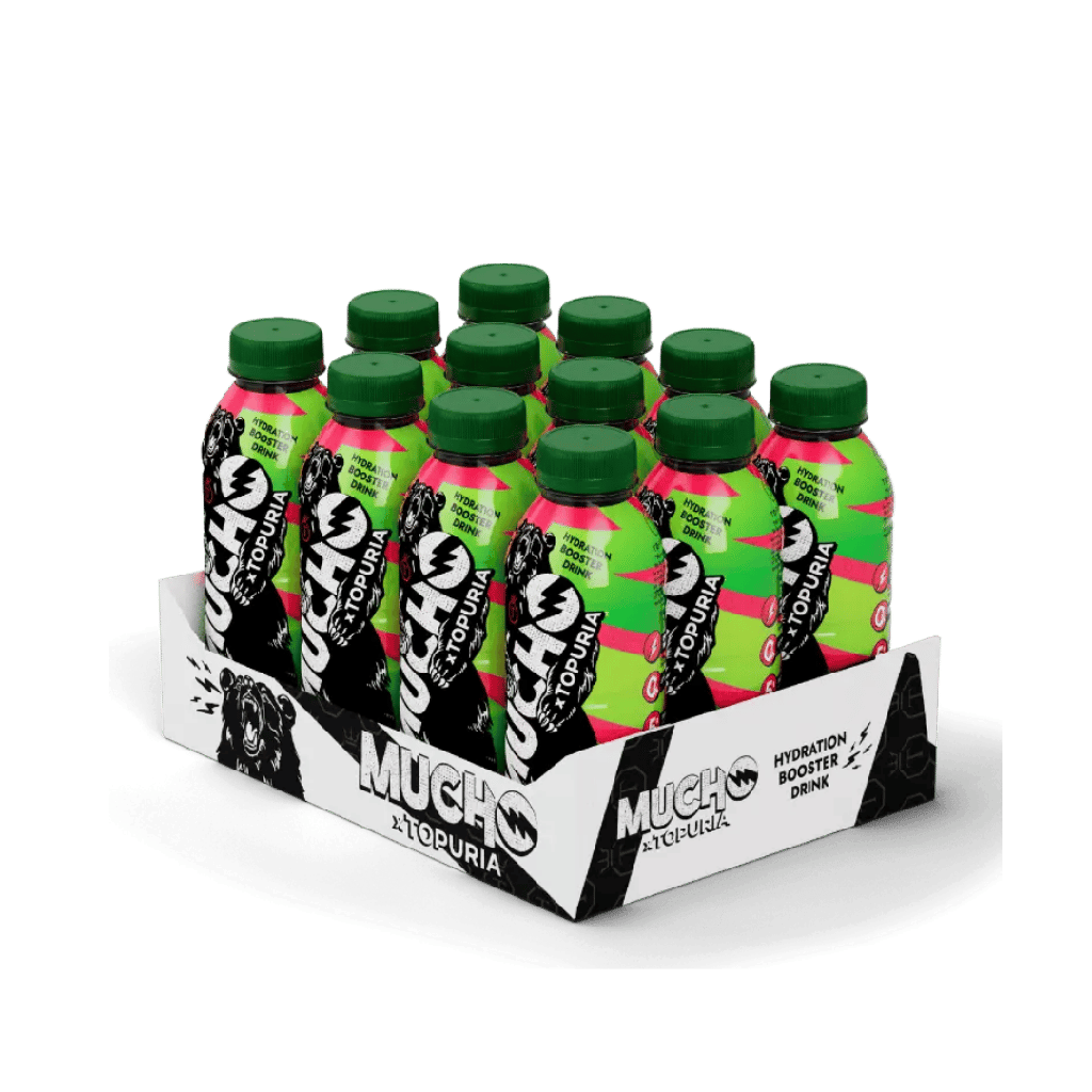 Bebida isotónica MUCHO WATERMELON CHAMP PET 12X50cl