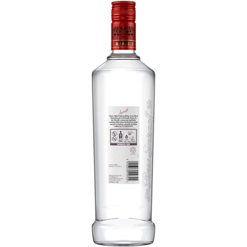 Vodka SMIRNOFF 37,5º 70cl