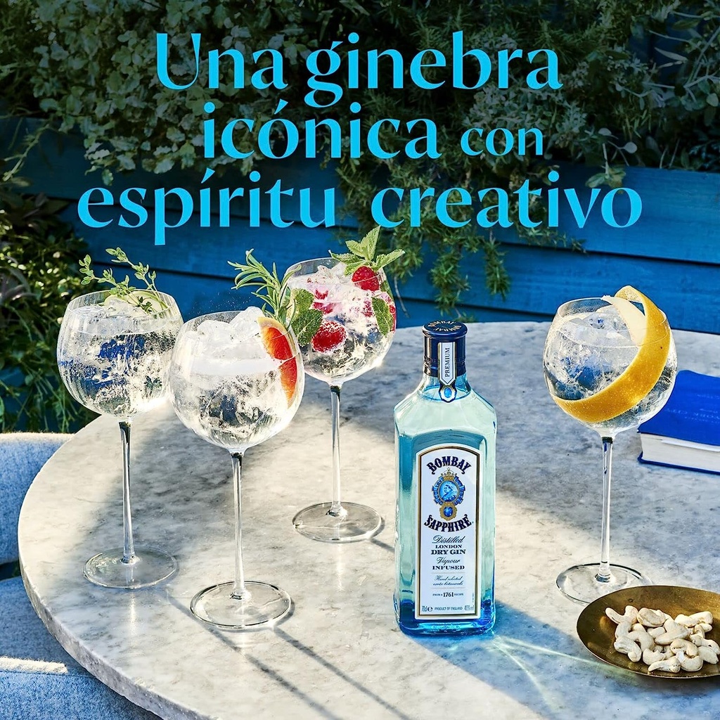 Ginebra BOMBAY SAPPHIRE 43º 70cl