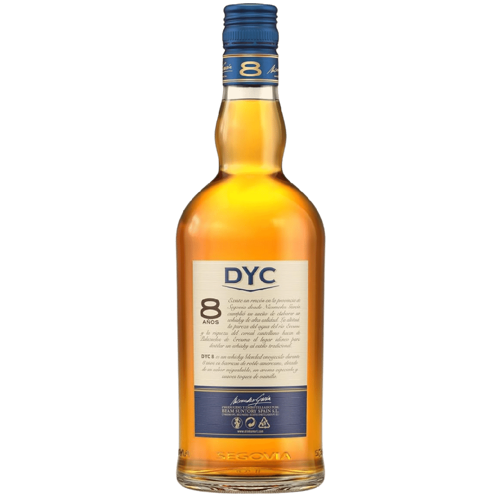 Whisky 8 Años** DYC 70cl