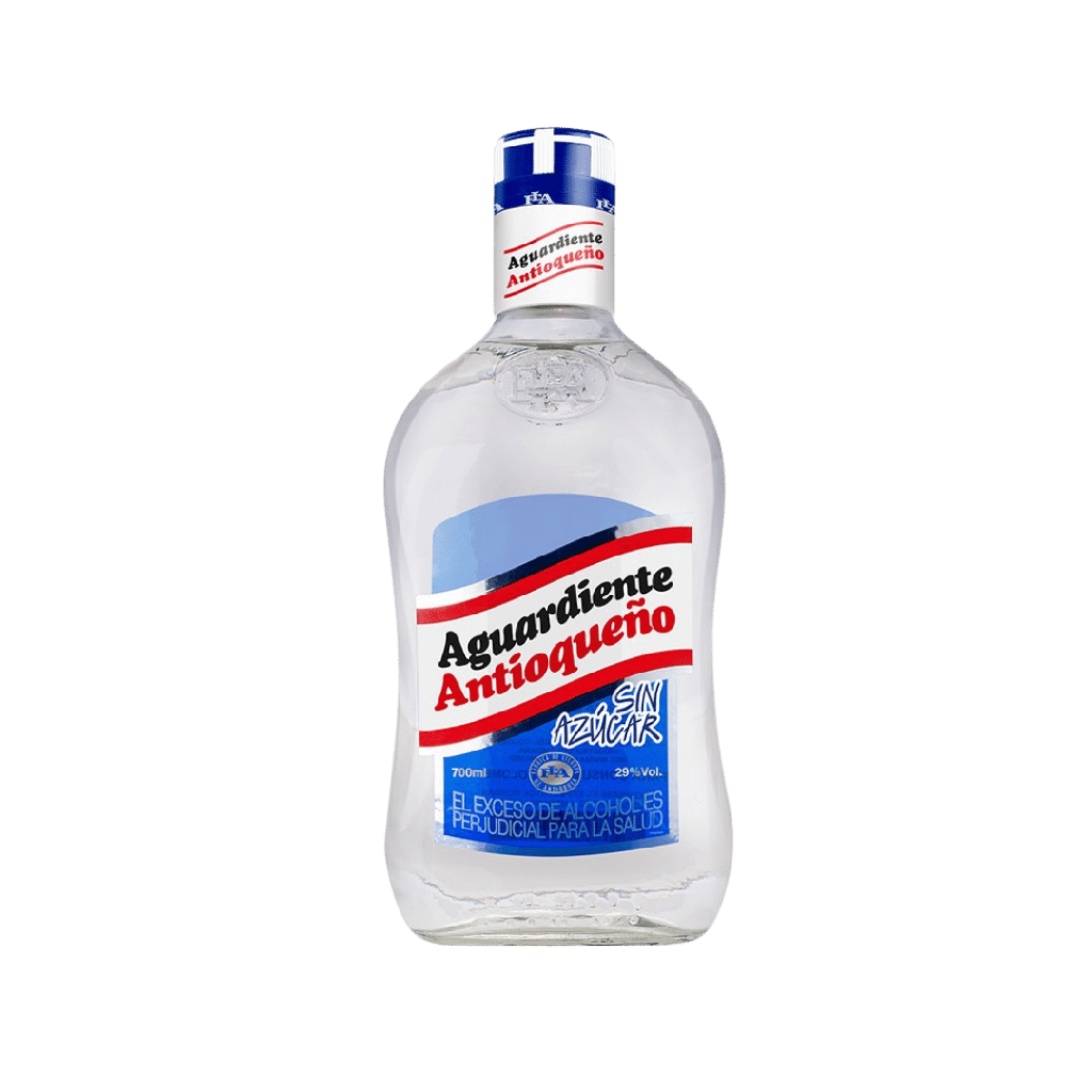 Aguardiente ANTIOQUEÑO SIN AZUCAR (29º tapón azul) 70cl
