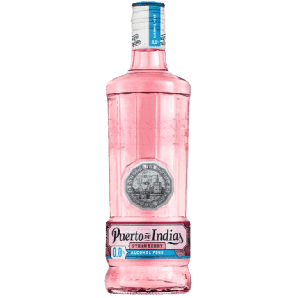 Ginebra PUERTO DE INDIAS SIN ALCOHOL FRESA 70cl