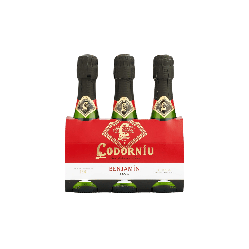 Cava CODORNIU T.R. Benjamín Pack 3Ux20cl