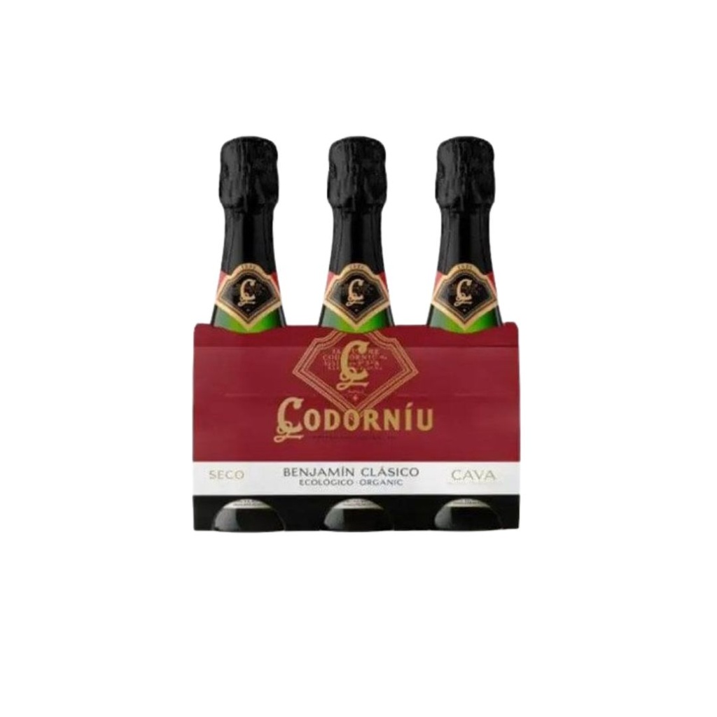 Cava CODORNIU CLASICO ECO BENJAMIN 3Ux20cl