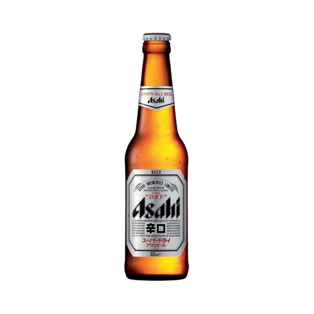 Cerveza ASAHI SUPER DRY Botella 33cl x 24
