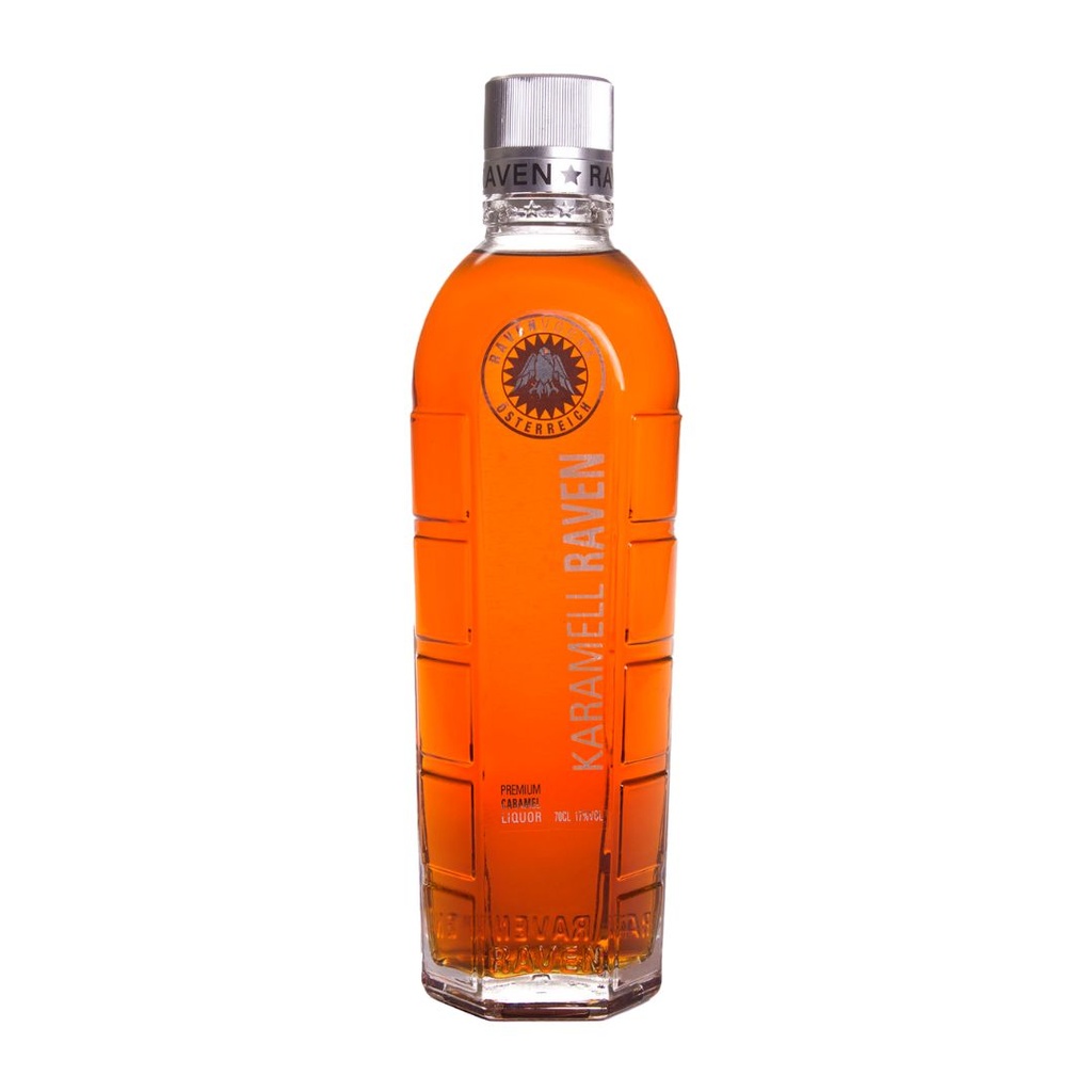 Licor de vodka caramelo KARAMELL RAVEN 70cl