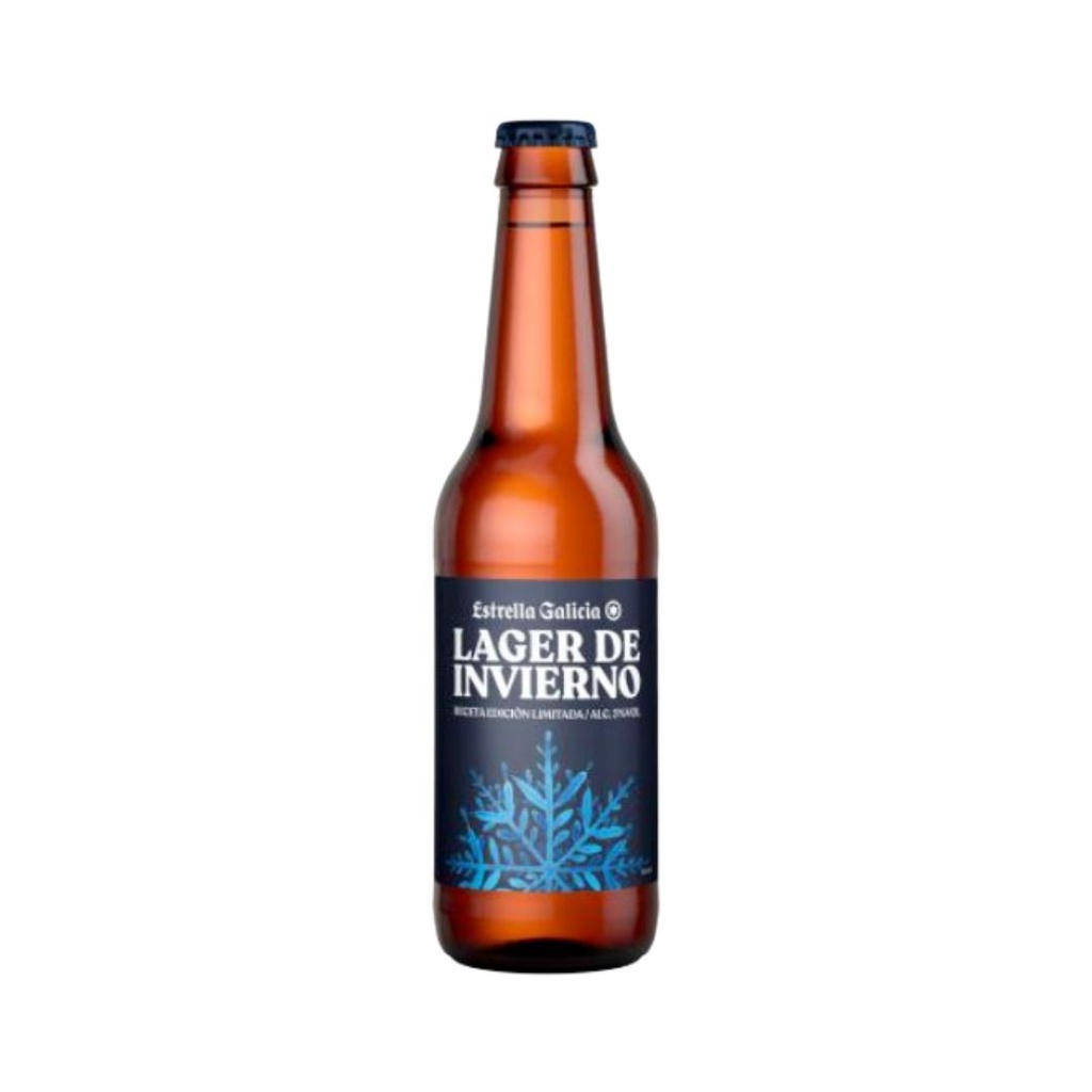 Cerveza EG LAGER INVIERNO - RET 33cl x 24