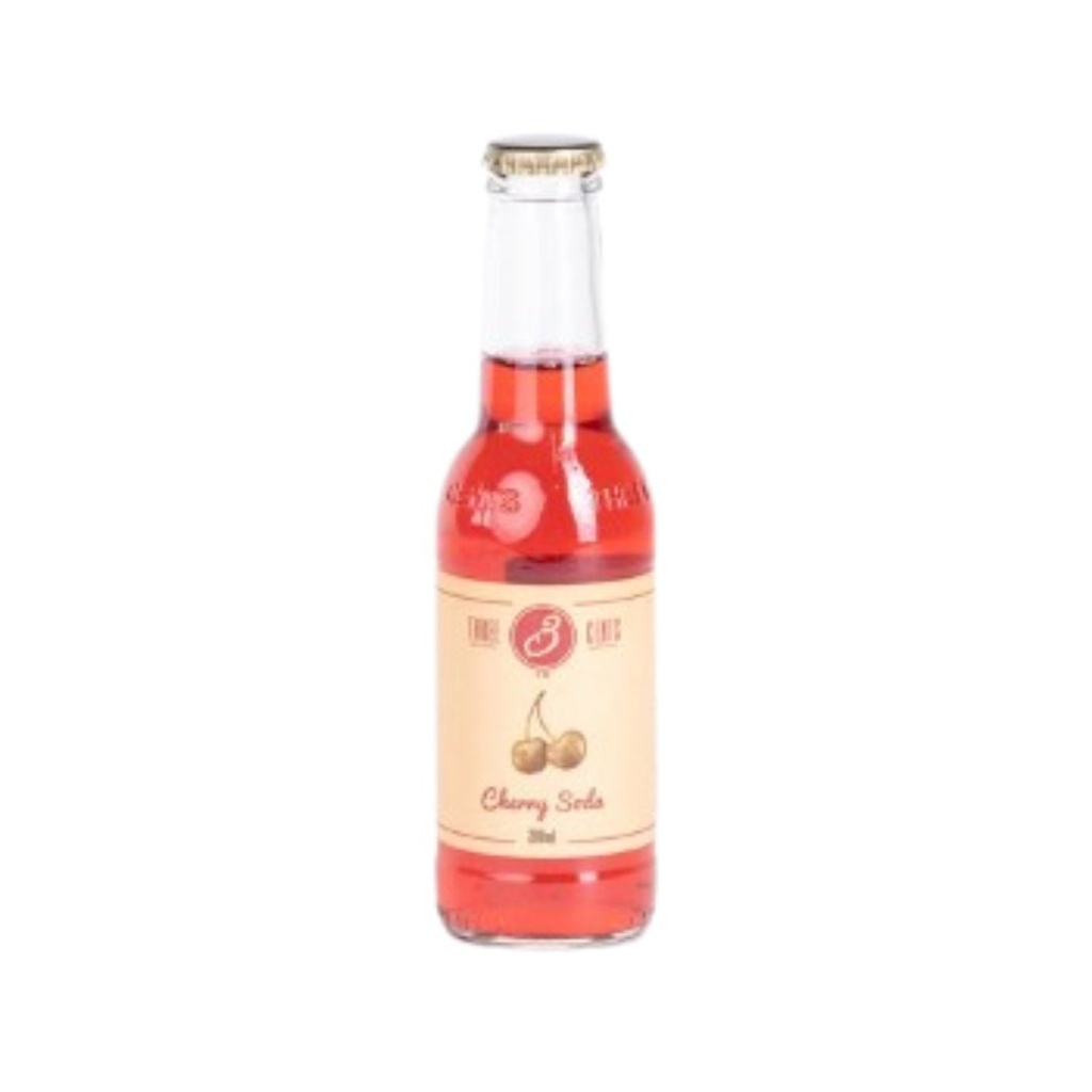 Refresco THREE CENTS Cherry Soda 20clx24