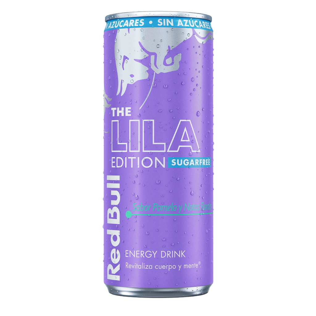 Energético RED BULL LILA EDITION (SPRING) Woodruff &  Pink Grapefruit (Pomelo) SUGARFREE 25clx24
