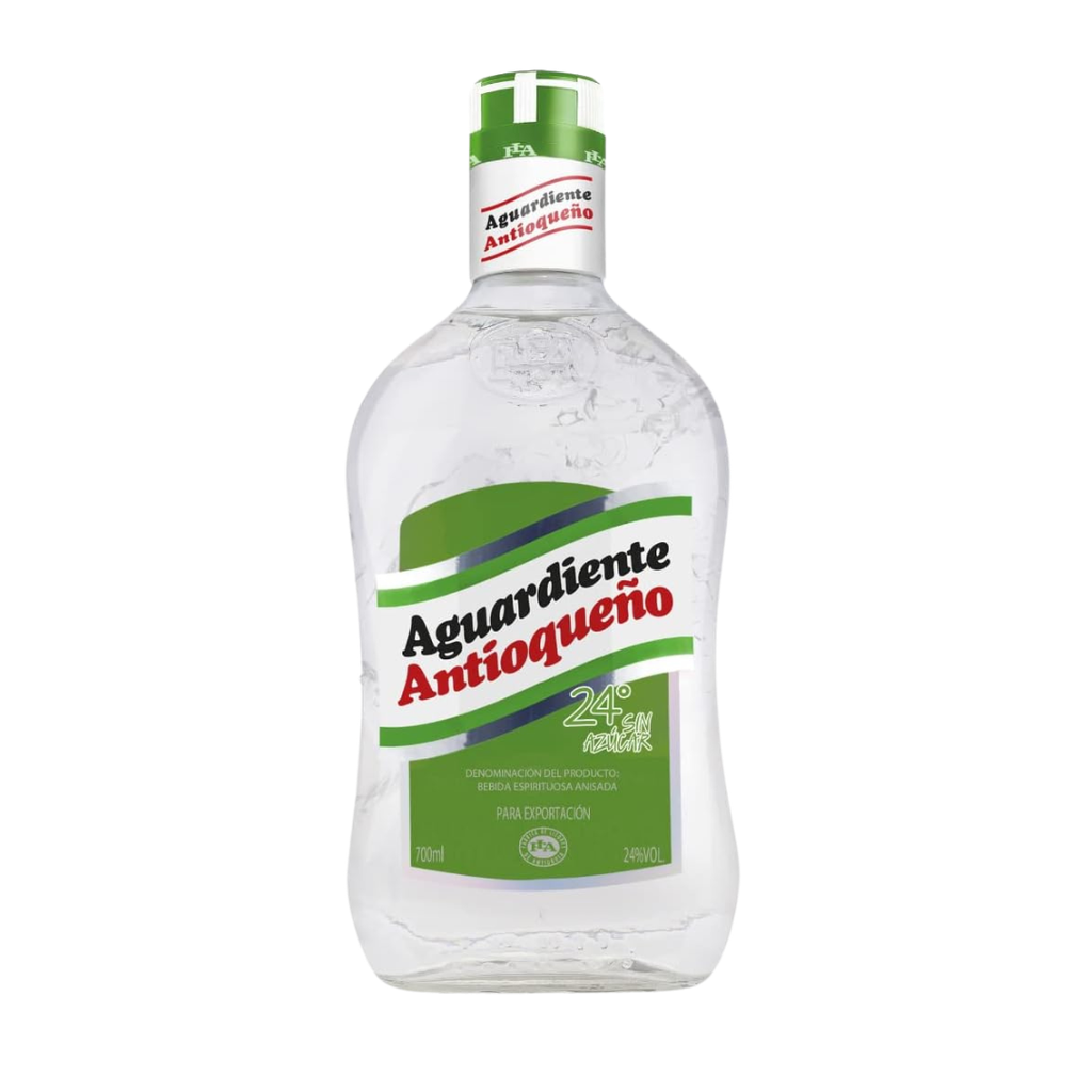 Aguardiente ANTIOQUEÑO SIN AZUCAR (24º tapón verde) 70cl
