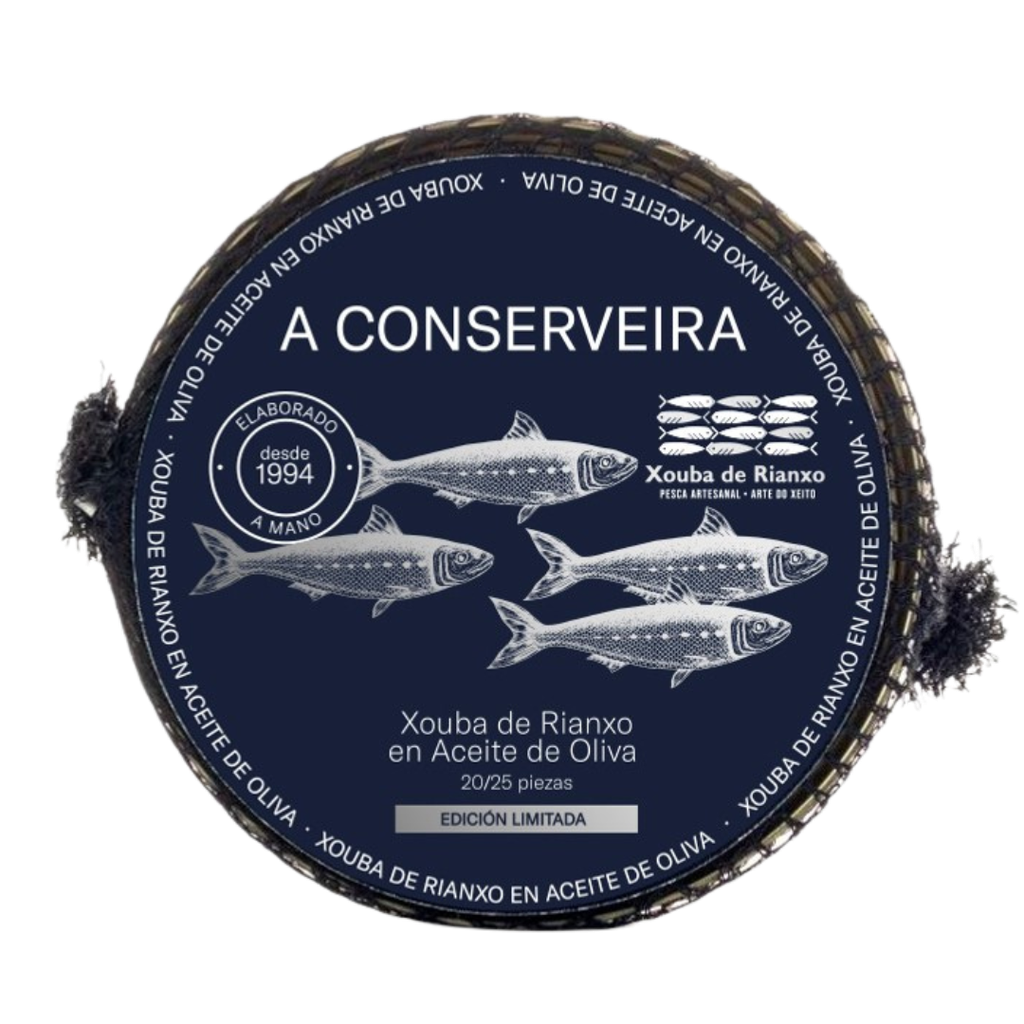 Sardinillas Oliva RO-120 RIANXO pesca artesanal A CONSERVEIRA Tradición
