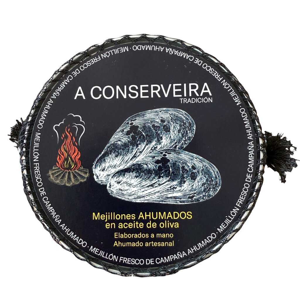 Mejillónes ahumados RO-120 A CONSERVEIRA Tradición