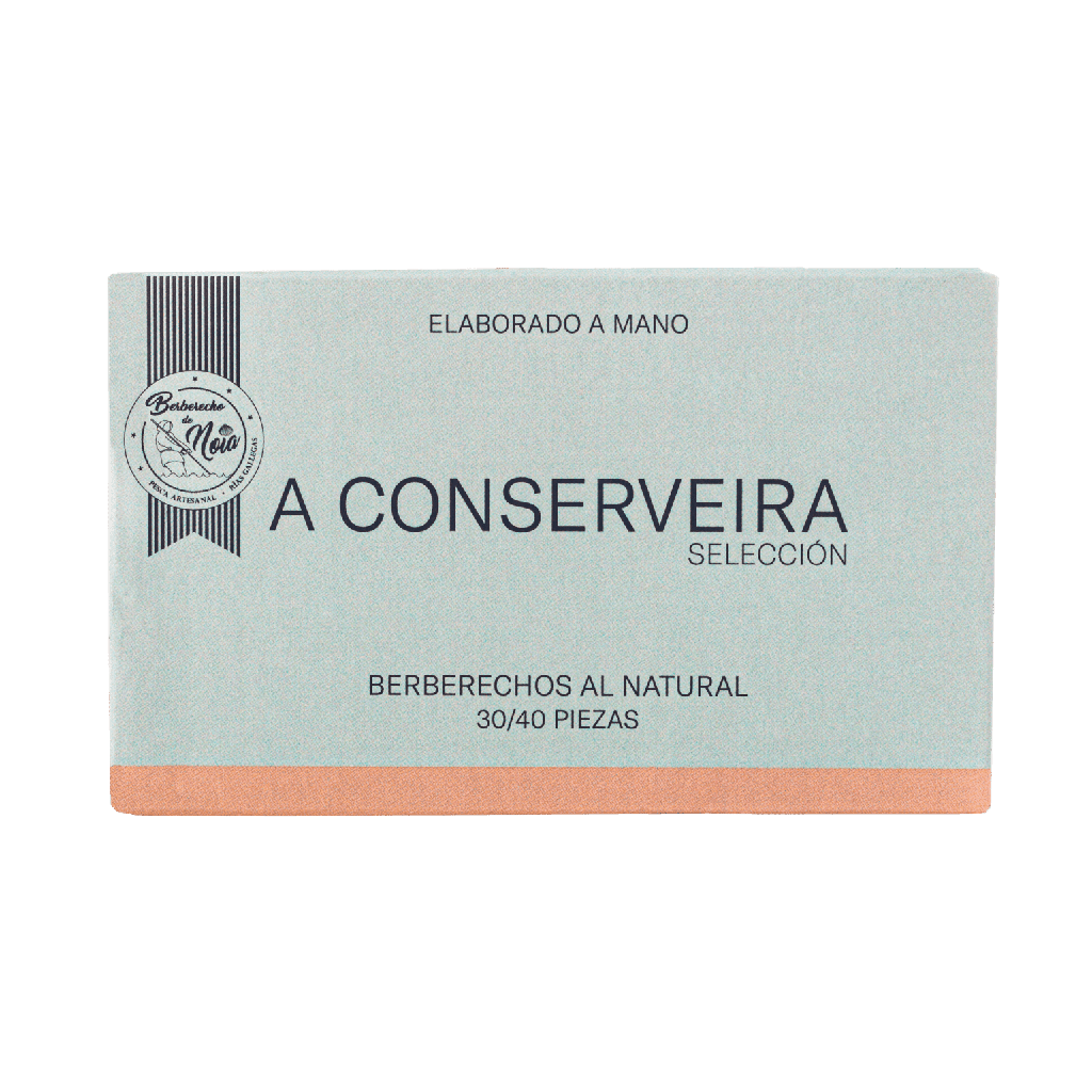 Berberechos natural 30/40  Rías Gallegas RR-125 A CONSERVEIRA Selección