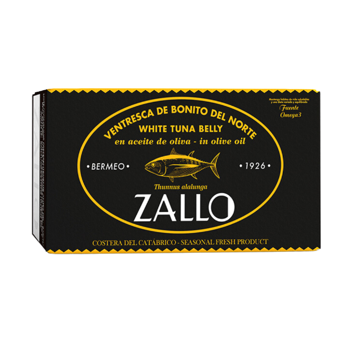 Ventresca Bonito Aceite Oliva OL-120 CONSERVAS ZALLO