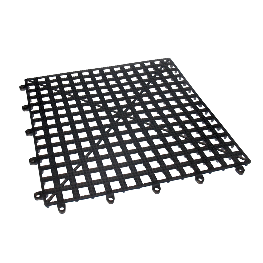Tapete escurridor negro 33x33cm KT