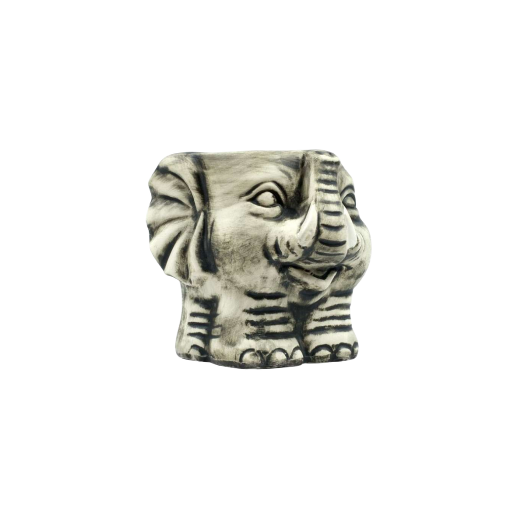 Soporte Vaso Tiki Elefante H25cm L33cm ø8cm KT