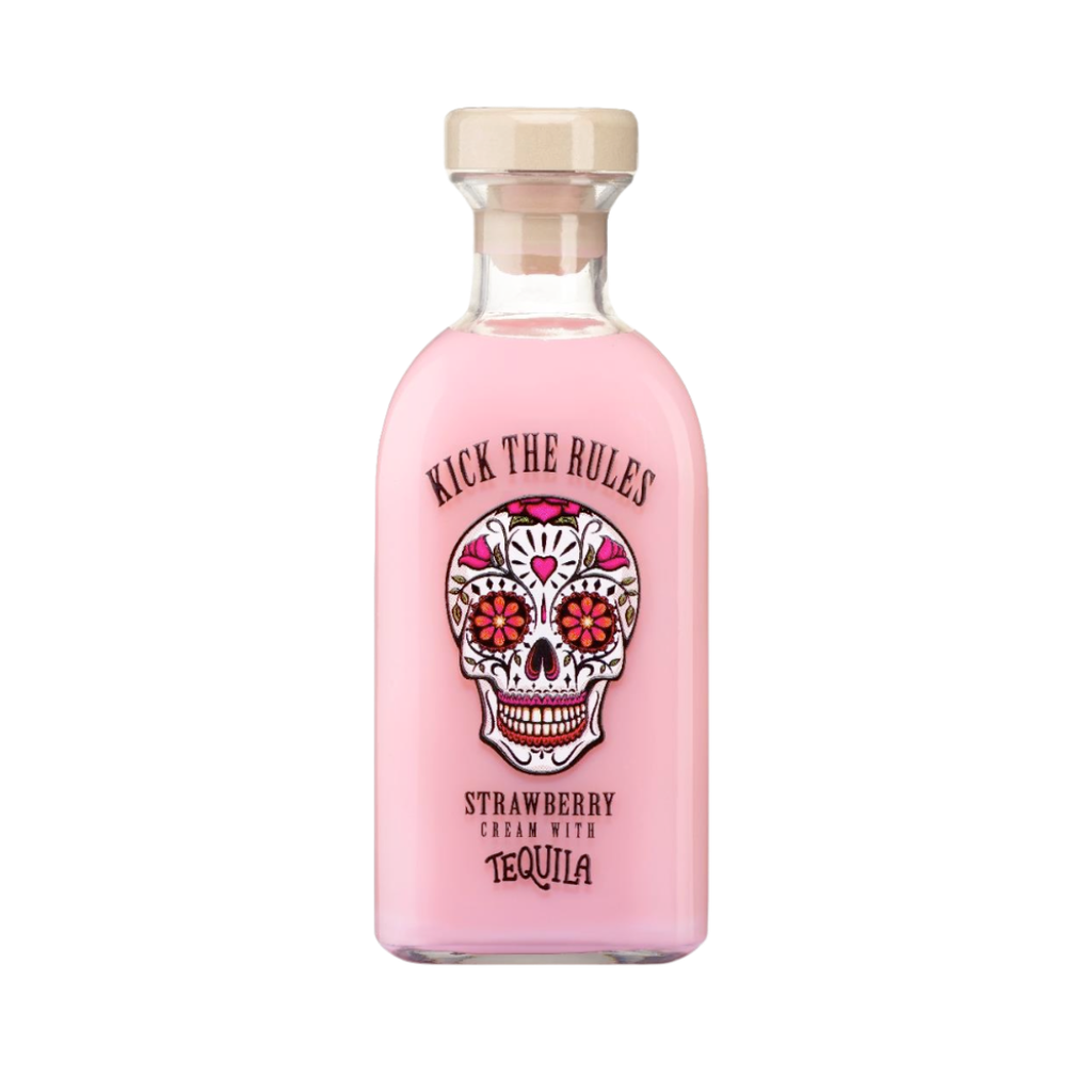 Crema Fresa con tequila KICK RULES 70cl