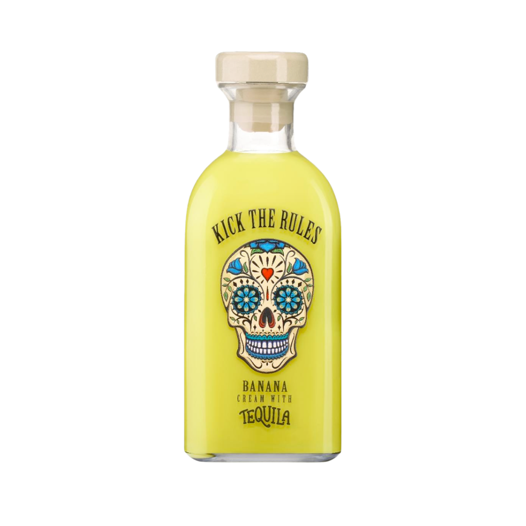 Crema Banana con tequila KICK RULES 70cl