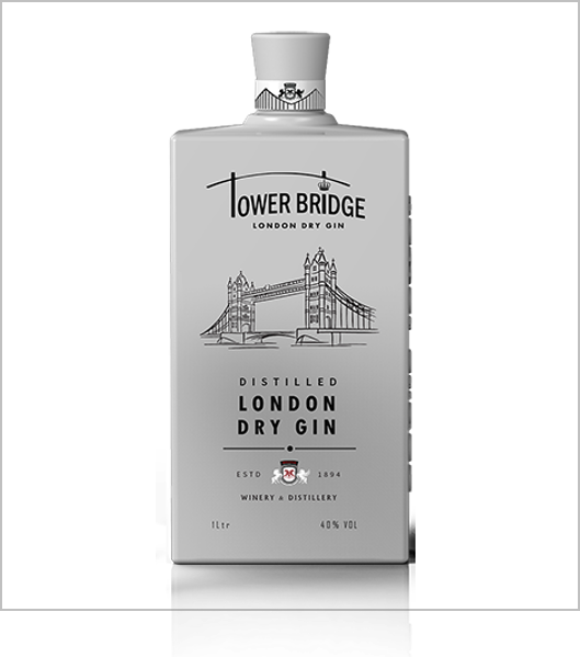 Gin Premium Tower Bridge London Dry White MGR 70cl