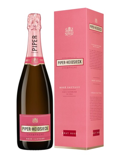 Champagne PIPER-HEIDSIECK ROSE SAUVAGE 75cl