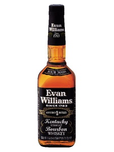 Whisky Bourbon EVAN WILLIAMS BLACK 70CL
