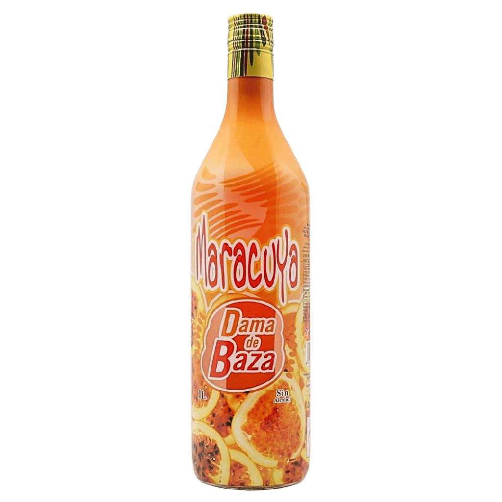 Licor de Maracuya DAMA DE BAZA SIN ALCOHOL 1L