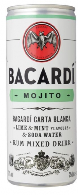 Combinado BACARDI MOJITO LT 25clx12