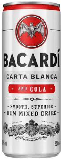 Combinado BACARDI AND COLA LT 25clx24