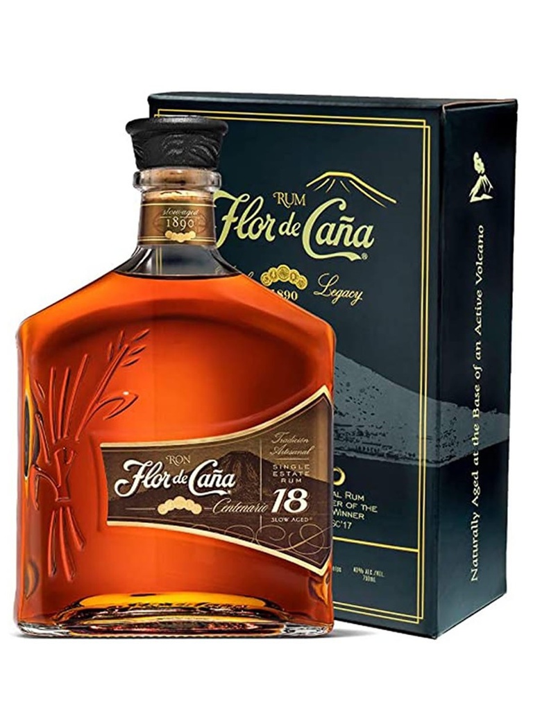 Ron FLOR DE CAÑA 18 AÑOS 70cl