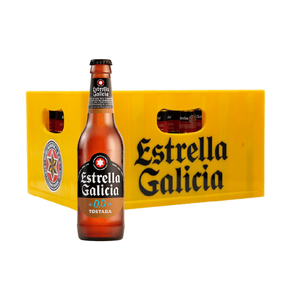 Cerveza ESTRELLA GALICIA 0.0 TOSTADA - RET 33clx24 