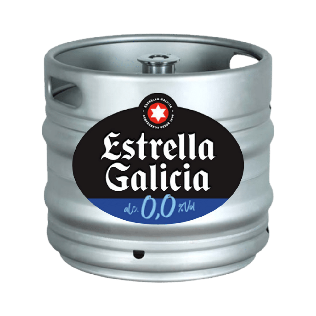 Cerveza ESTRELLA GALICIA 0.0 - RET BARRIL 30L