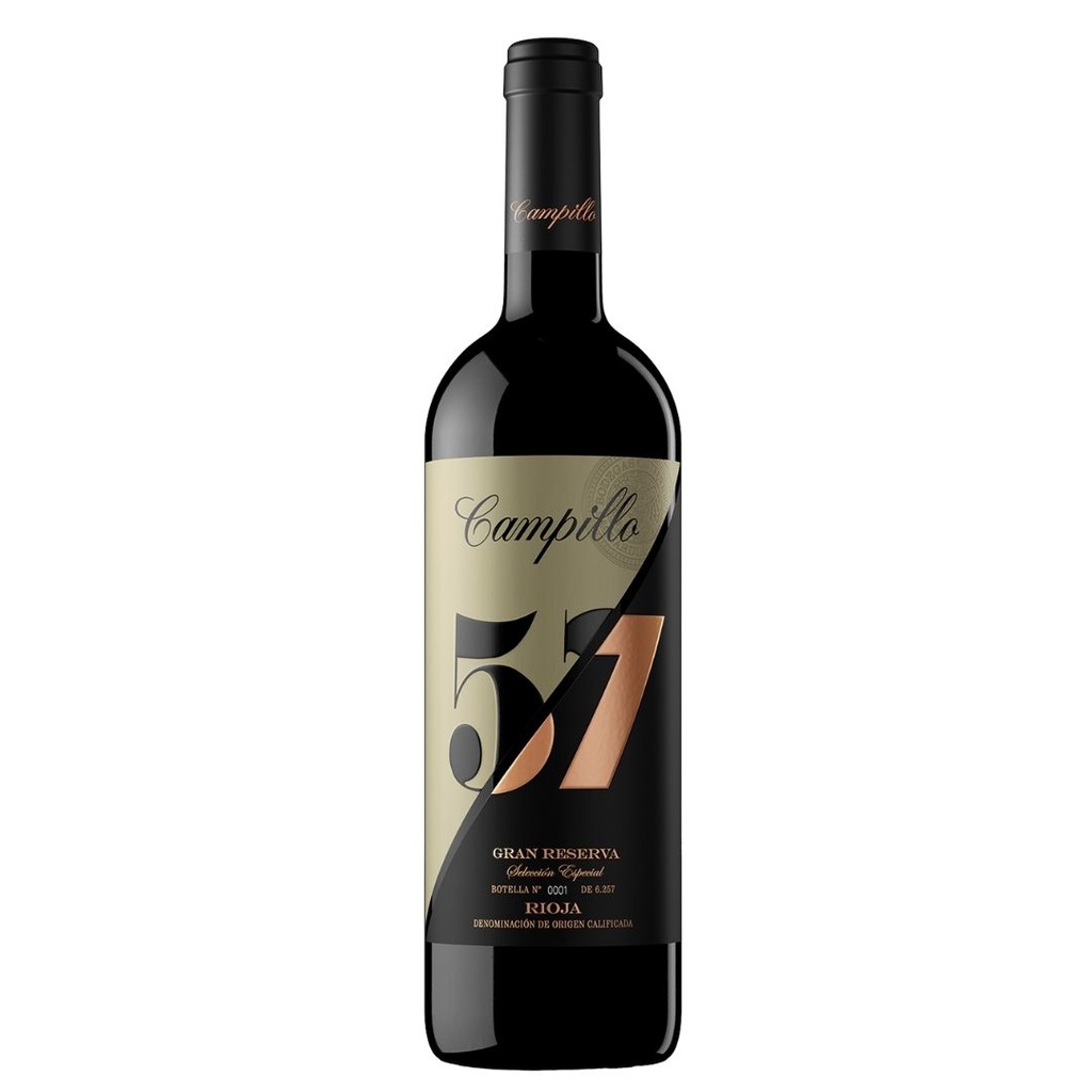Vino CAMPILLO 57 2013 Gran Rva. Selección Especial Tinto 75cl