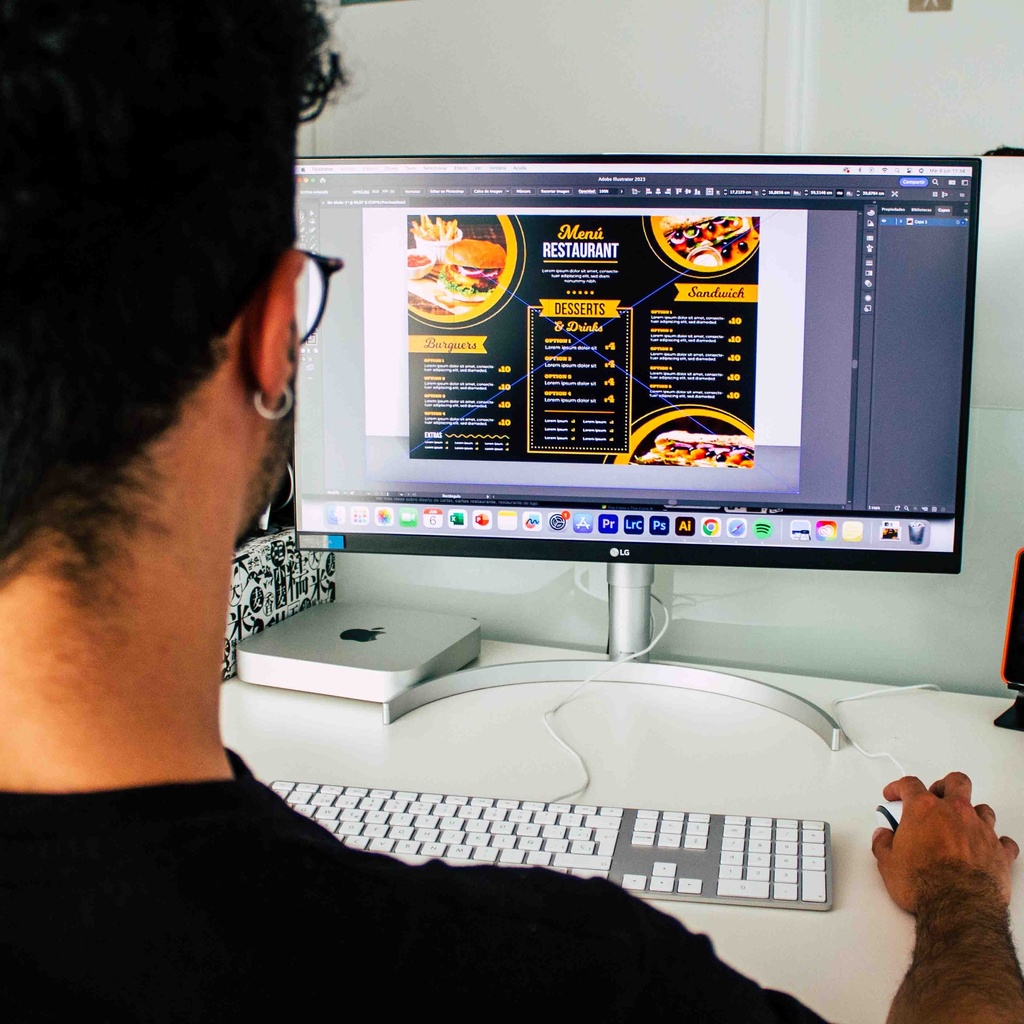 Maquetación de carta con fotos