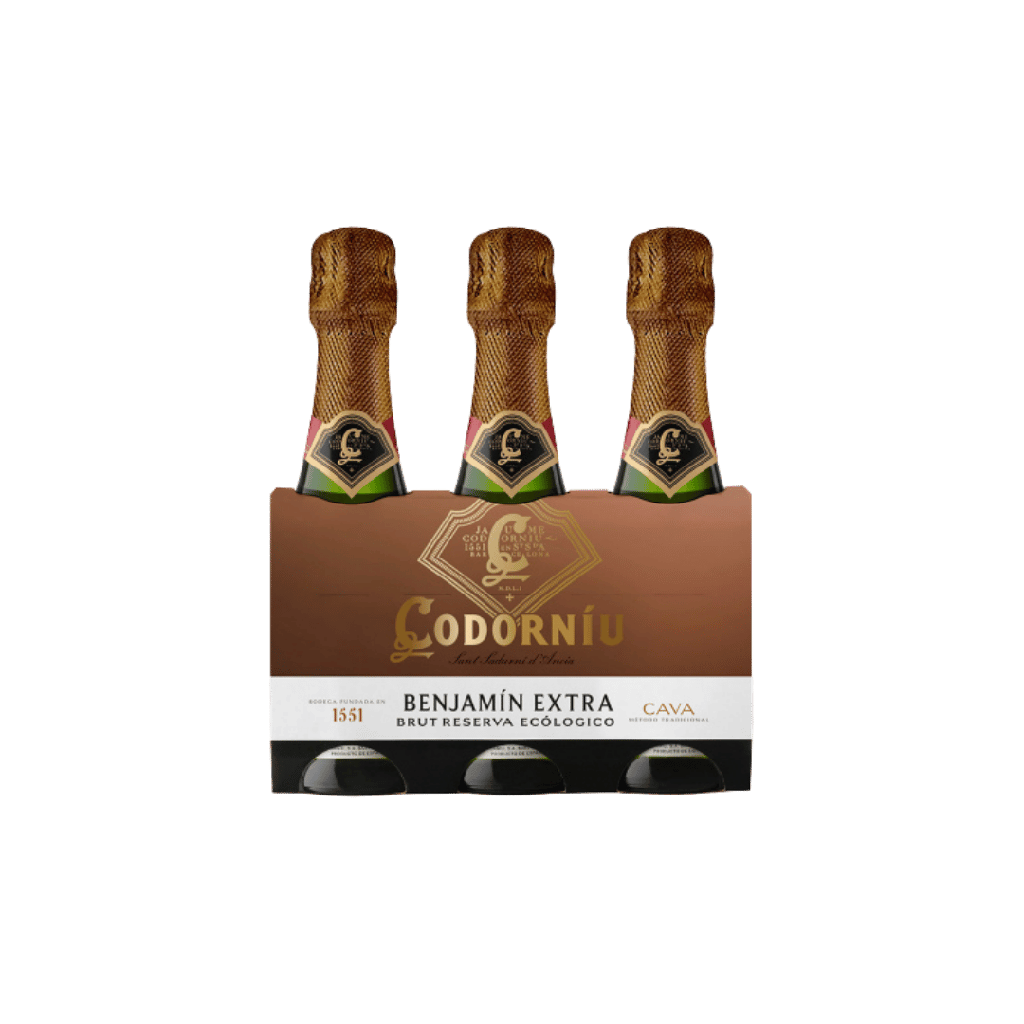 Cava CODORNIU EXTRA BRUT ECO BENJAMIN 3Ux20cl