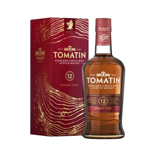 [WHTO052] Whisky TOMATIN WHISKY 12 AÑOS "SHERRY CASK" 70cl