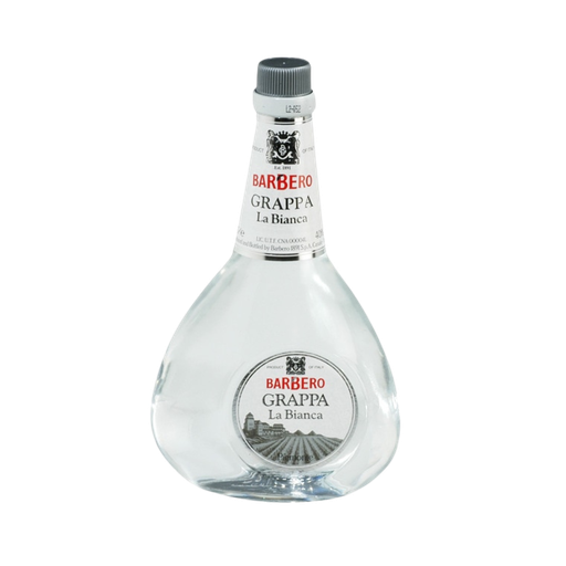 [180081] Grappa BARBERO LA BIANCA 70cl