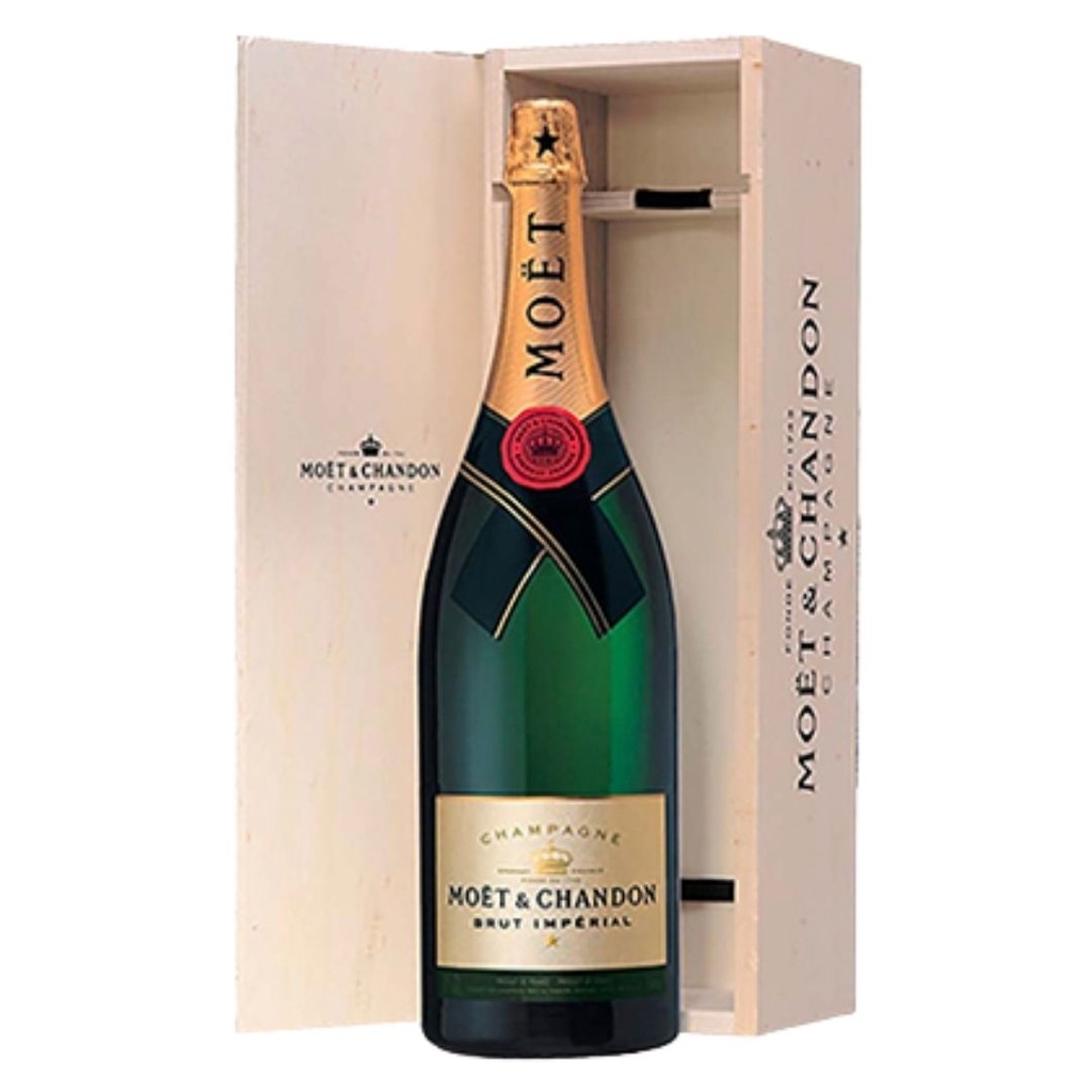 [1107383] Champagne MOET IMPERIAL JEROBOAM ESTUCHE MADERA 3L (copia)