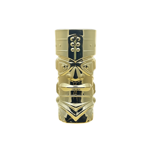 [GC450G] Vaso Tiki Glass Highball Gold 450ml Krittikali