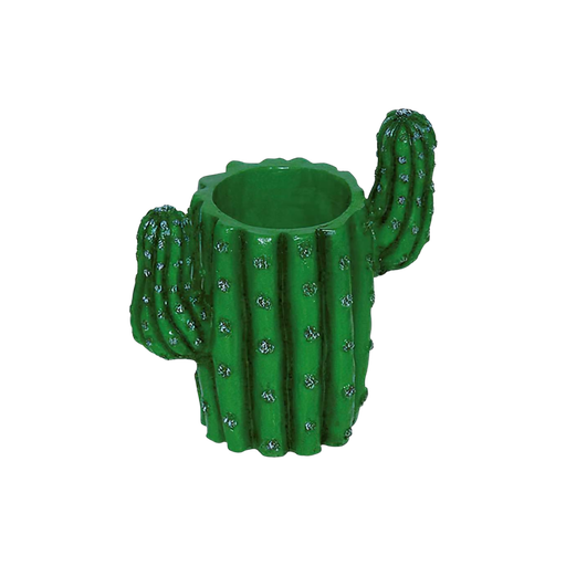 [001214] Soporte Vaso Tiki Cactus H21x8cm Krittikali