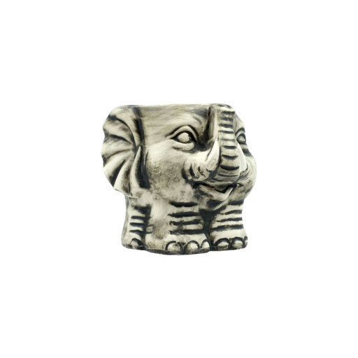 [001284] Soporte Vaso Tiki Elefante H25cm L33cm ø8cm KT