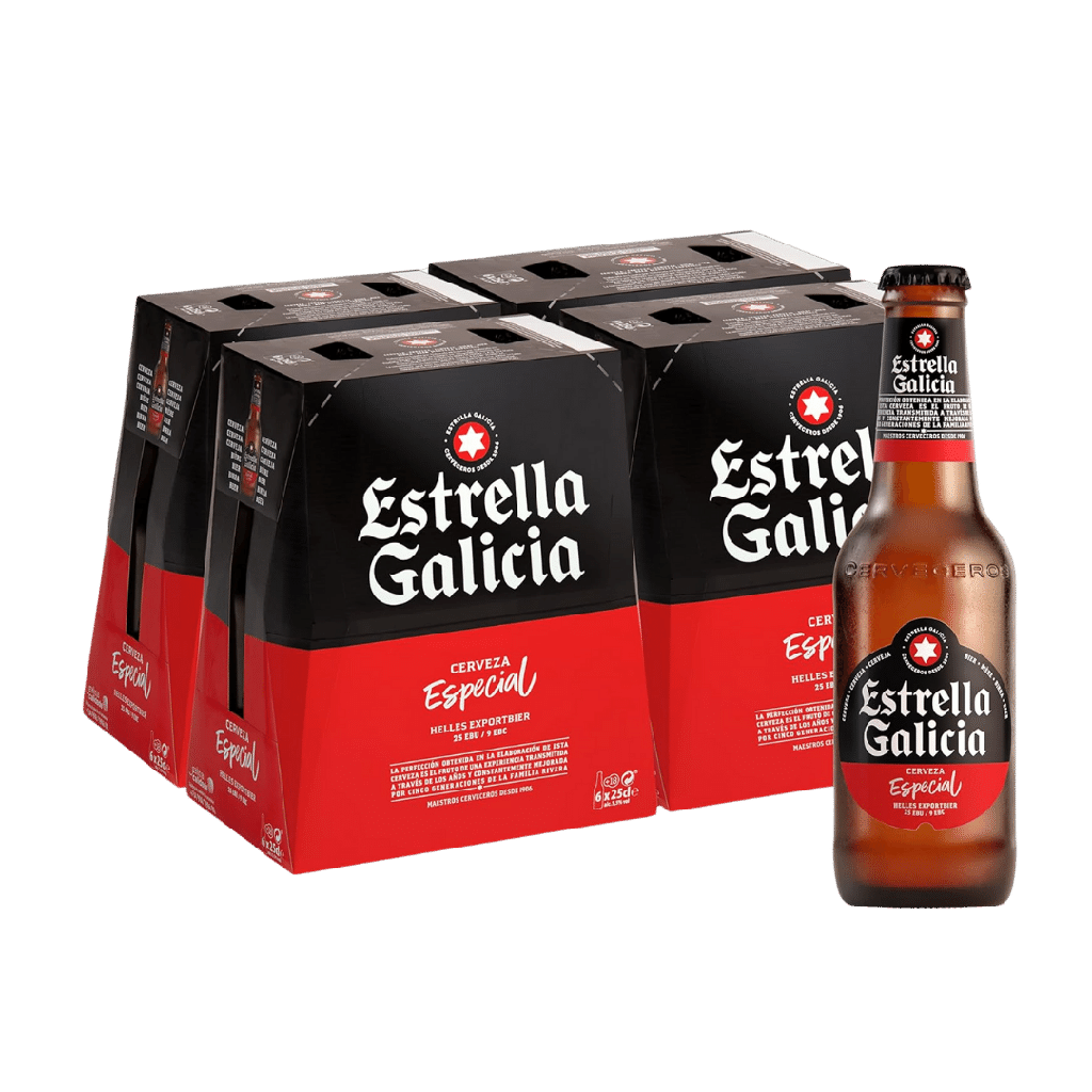 [700261] Cerveza ESTRELLA GALICIA - NR 25cl 6x4