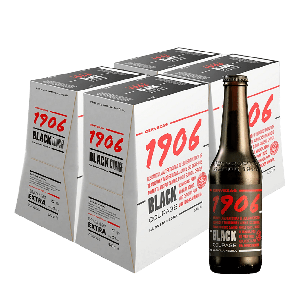 [700743] Cerveza 1906 BLACKCOUPAGE- NR 33cl 4x6 