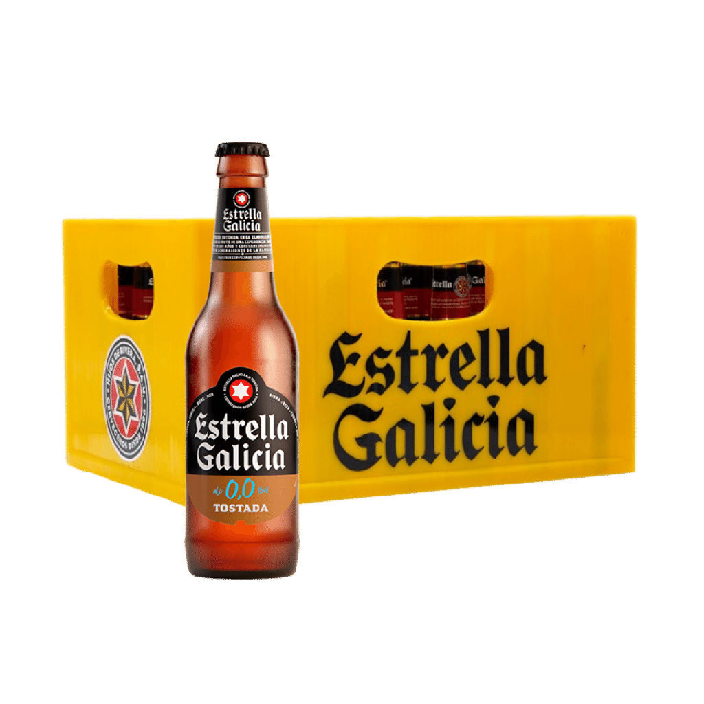 [700055] Cerveza ESTRELLA GALICIA 0.0 TOSTADA - RET 33clx24 