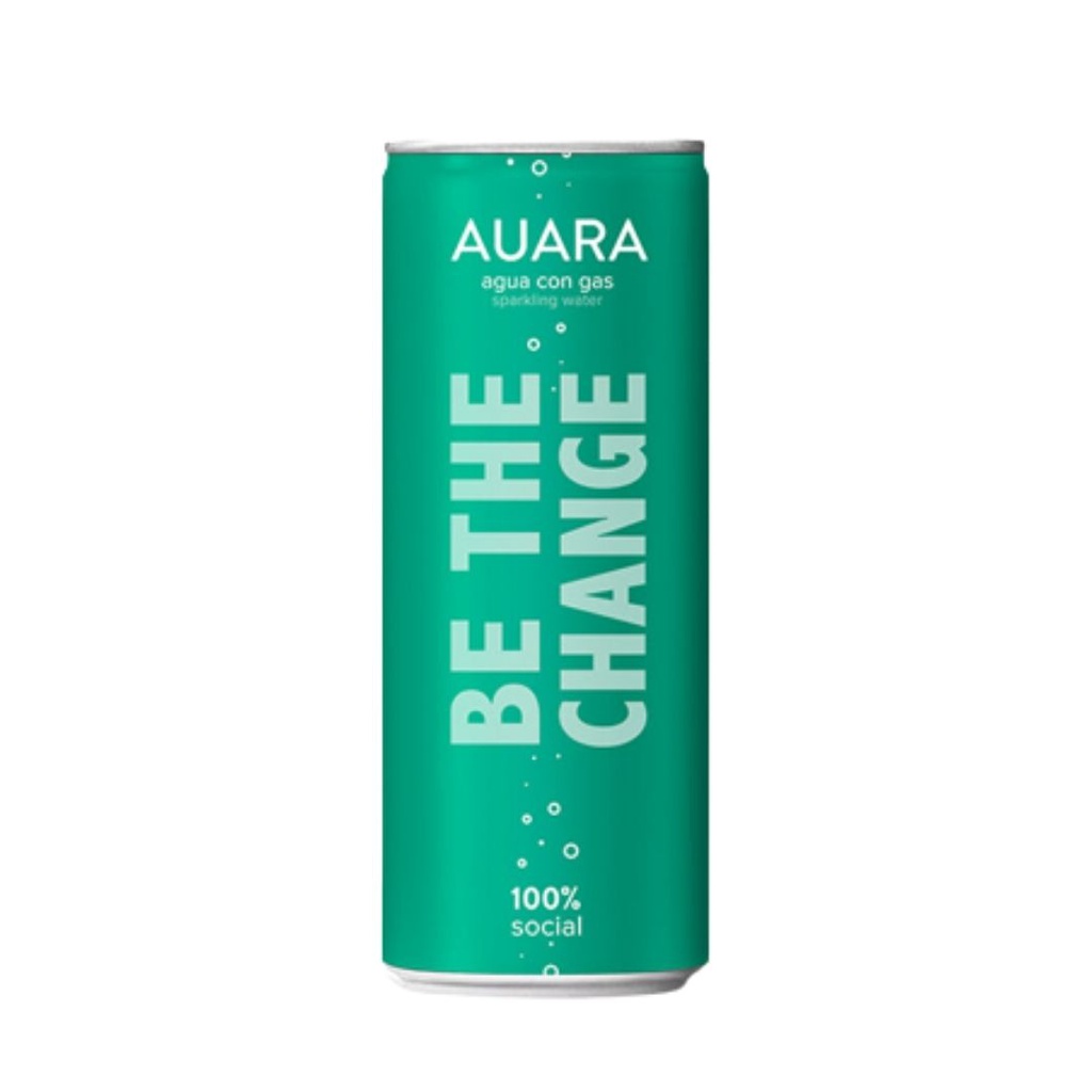 [701902] AUARA - GAS LATAS 33cl x 24