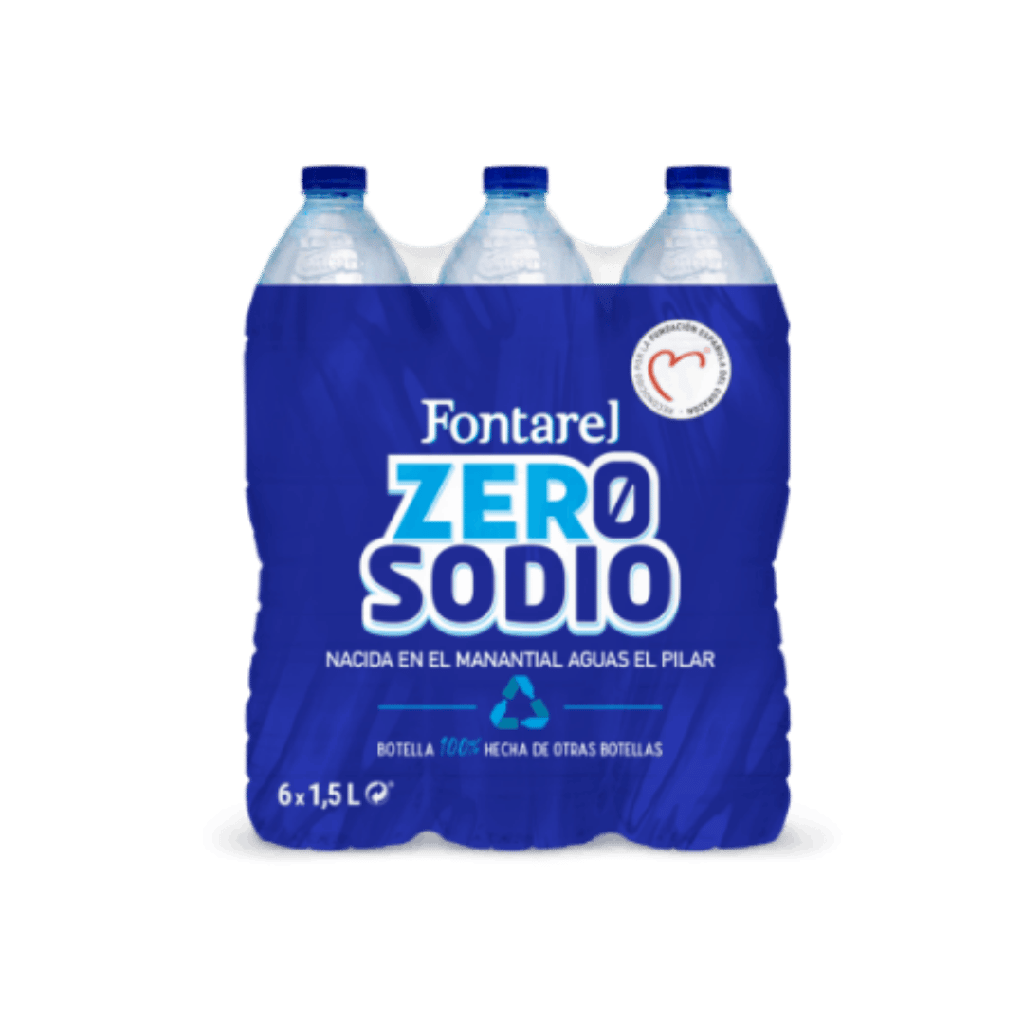 [701743] Agua FONTAREL Zero Sodio 1,5L x 6