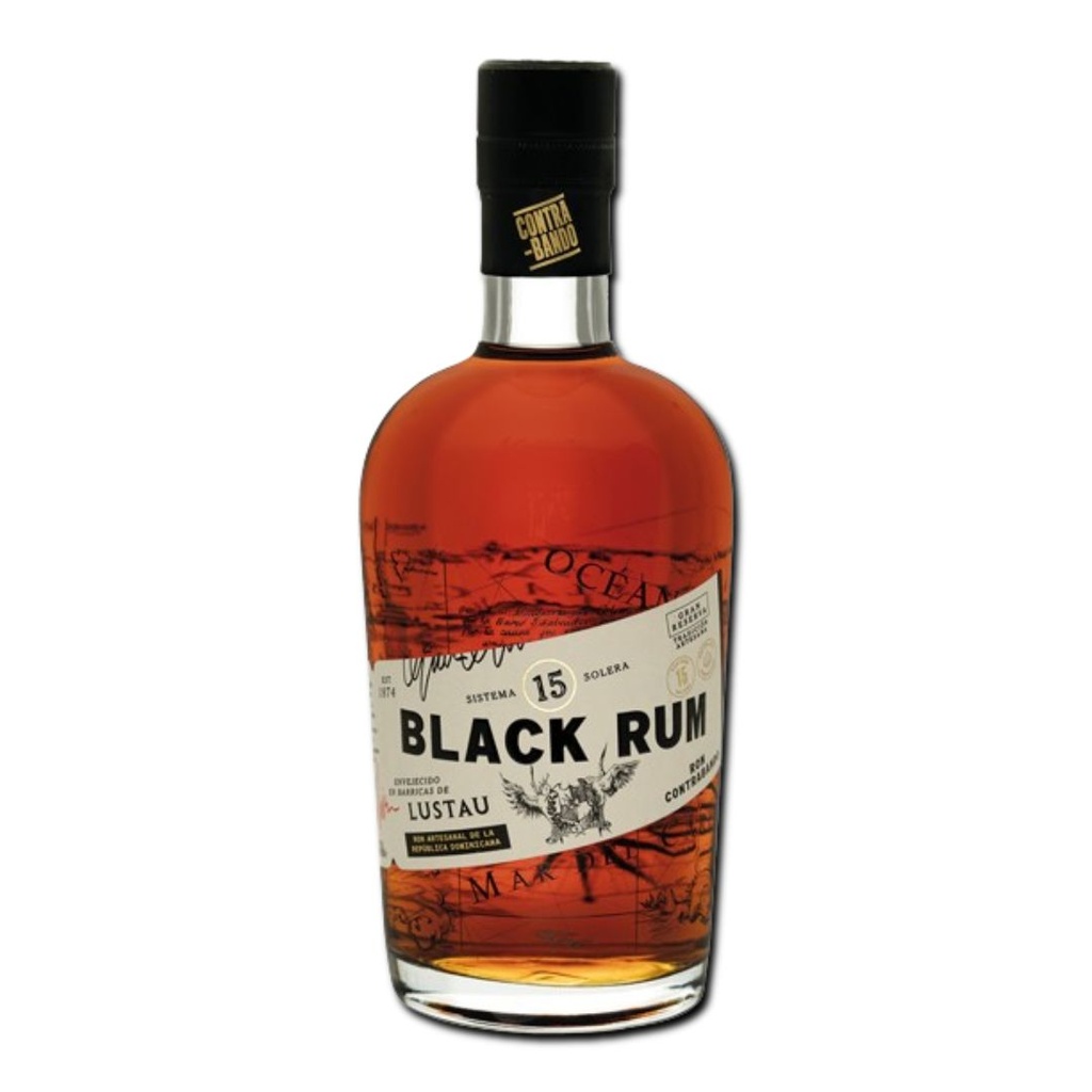 [PT003281] Ron CONTRABANDO Black 15 Años 40º 70cl
